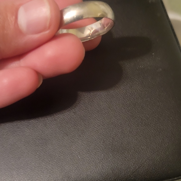 Men's 14k White Gold 6MM Light Comfort-Fit Wedding Band - Picture 6 of 7